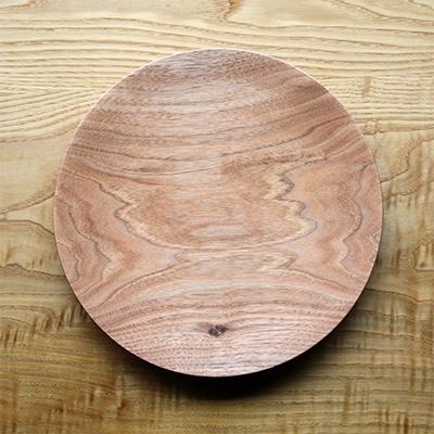 ふるさと納税 小浜市 クルミの木皿(直径約27cm)