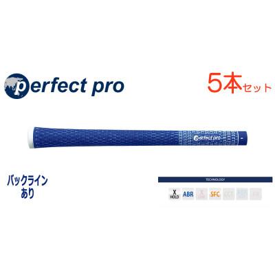 ふるさと納税 小美玉市 パーフェクトプロ　【エックスホールド　コード】ブルー　5本　バックライン有　グリップ