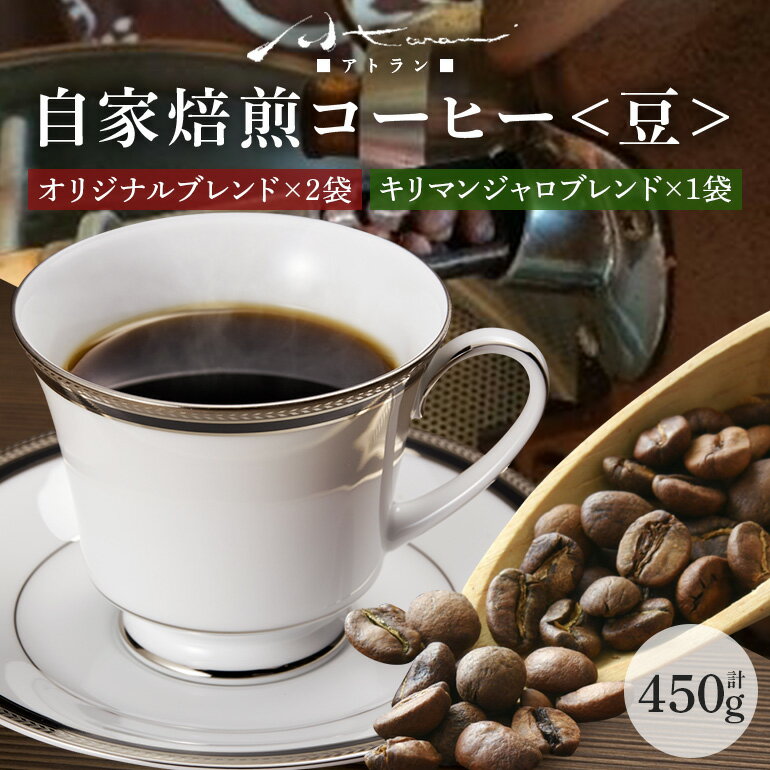 【ふるさと納税】 自家焙煎珈琲セットB(キリマンジャロ)豆 A-52/T-3