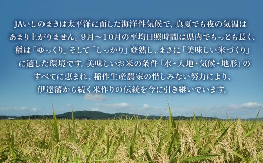 【定期便5回・毎月発送】宮城県いしのまき産米 10kg×5回 ひ