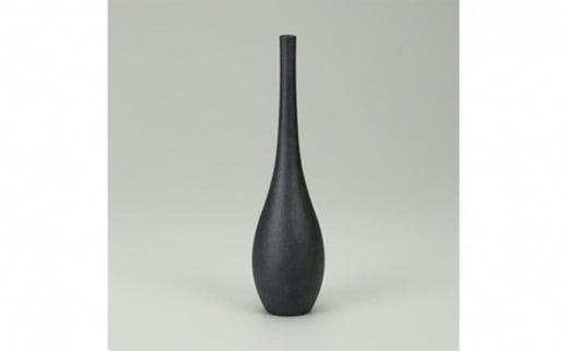 【高岡銅器】花入 そろり 黒錆色[5616-0773]
