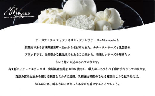 モッツァオ チーズギフト　モッツァレラ チーズ ギフト 生乳 蔵王 人気【04301-0510】_イメージ2