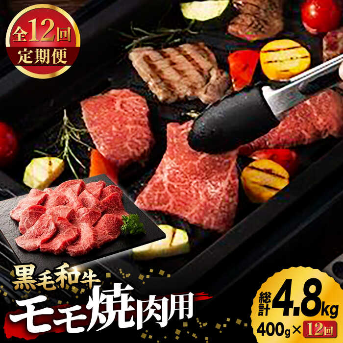 【ふるさと納税】【12回定期便】九州産 藤彩牛 モモ 焼肉用[ZDT082]