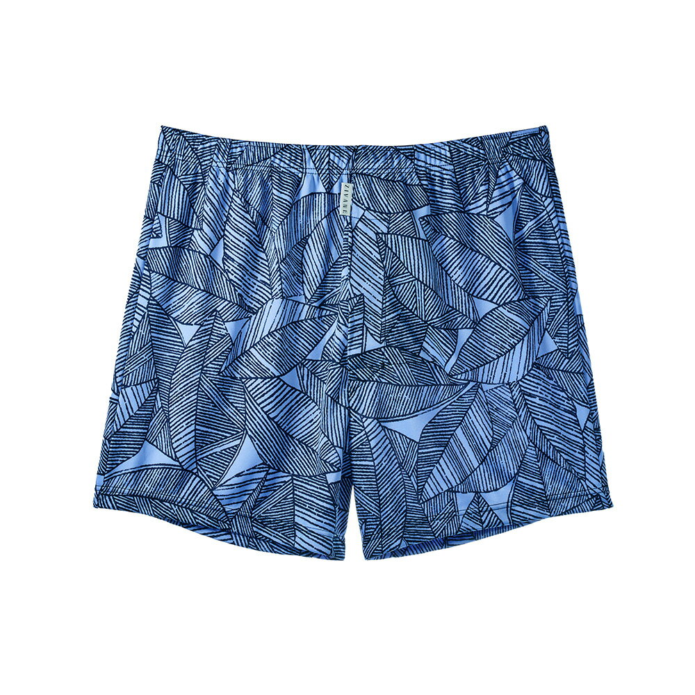 【ふるさと納税】メンズ 下着 ショートトランクス 03/ZIVANE/Leaf blue 1枚/締め付け感の無い/専用BOX付き アンダーウェア
