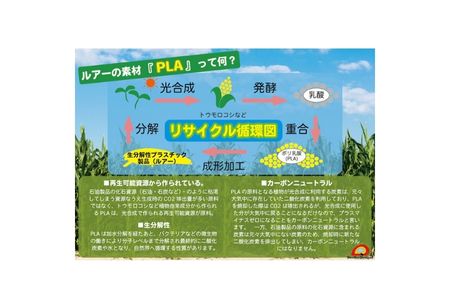 【パール大根】植物由来生分解性プラスチックルアー　ヤングコーンミノー150