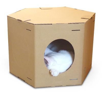 ふるさと納税 浅口市 六角形ペットハウス キャットイン |  | 01