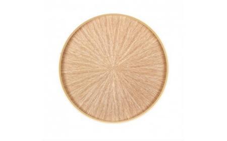 Round Rays Tray L　タモ ash