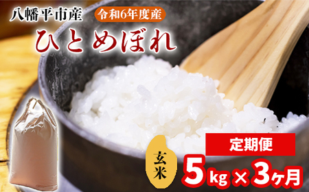 【2024年11月発送開始】 令和6年産 新米 岩手県産 ひとめぼれ 玄米 5kg×3ヶ月定期便 ／ 米 産地直送 農家直送 【中沢農産】