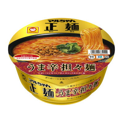 【ふるさと納税】マルちゃん正麺カップ　うま辛担々麺　12食【1462214】