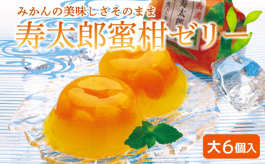 ゼリー みかん 果物 寿太郎 蜜柑 大 6個入り セット 沼津 ギフト贈答用 フルーツ 柑橘