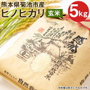 【ふるさと納税】熊本県菊池産 ヒノヒカリ 玄米 5kg 令和6年産 七城物語 高野さんちの自然栽培米 米 お米 自然栽培米 特A 国産 九州産 熊本県産 送料無料