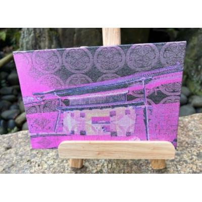 ふるさと納税 与謝野町 御城印帳(二条城) ピンク【数量限定】