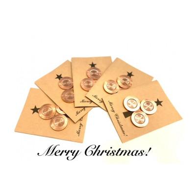 ふるさと納税 伊勢崎市 クリスマス純銅抗菌チップ　3個入り × 5袋