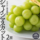 【ふるさと納税】【 桐箱入り 】 シャインマスカット 2房 【令和6年8月から発送開始】（県内共通返礼品：かすみがうら市産） 果物 フルーツ ぶどう マスカット ギフト 贈答 プレゼント 桐箱