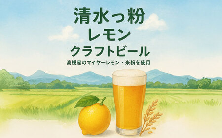 清水っ粉レモンクラフトビール3本セット ビール クラフトビール 地ビール 人気 おすすめ 美味しい 国産 プレゼント ギフト 大阪府高槻市/合同会社義一[AOED001]