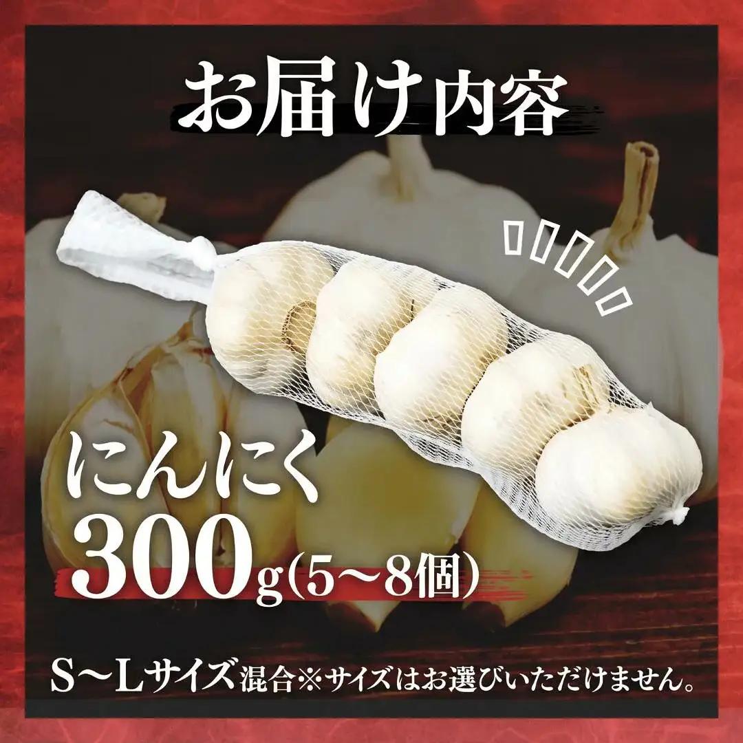 にんにく 農バカにんにく 1箱（300g・5～8個） ＜限定箱＞ | にんにく ニンニク ガーリック 国産 300グラム にんにく ニンニク 東松山あそび農園 埼玉県 東松山市
