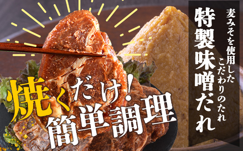 ＜【隔月】全3回定期便 国産豚みそ漬け 総量3.6kg(1回10枚(約1.2kg)＞みそ豚 味噌豚肉 枚数 おかず 一品 味付き 味噌漬け ポーク 肉加工品 小分け 個包装 冷凍 お弁当 惣菜 焼くだ