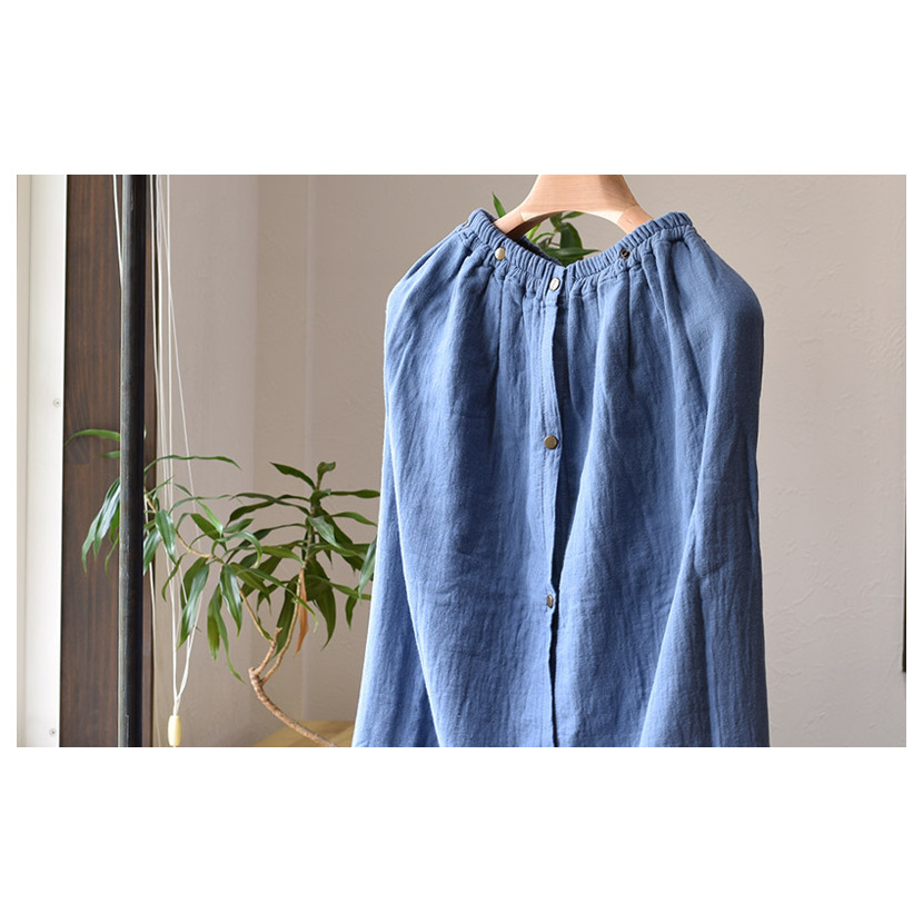 【スピード発送】プレミアムガーゼ ラップタオル（ネイビー） 010B931_イメージ4