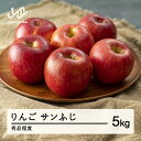 【ふるさと納税】 《先行予約》2024年 山形県産 サンふじ りんご 5kg（15玉程度） 秀品 ※沖縄・離島への配送不可 sa-risfs5