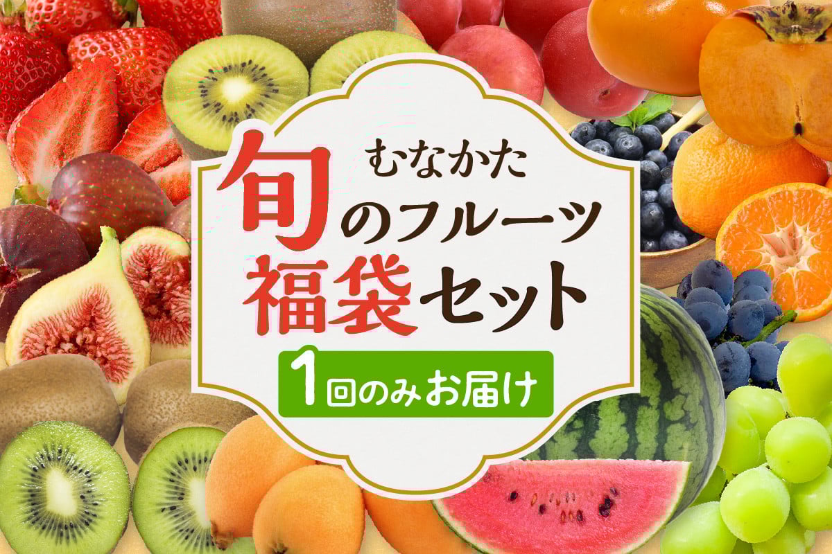 
            【レビューCP対象】何が届くかお楽しみ！むなかた旬のフルーツ福袋セット【JAほたるの里】_HA1541
          