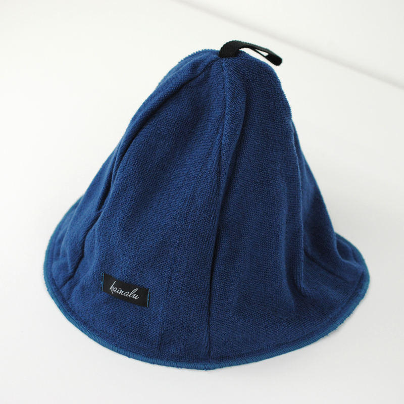 【圧倒的企業努力】泉州タオル サウナハット（ネイビー） G2095-1