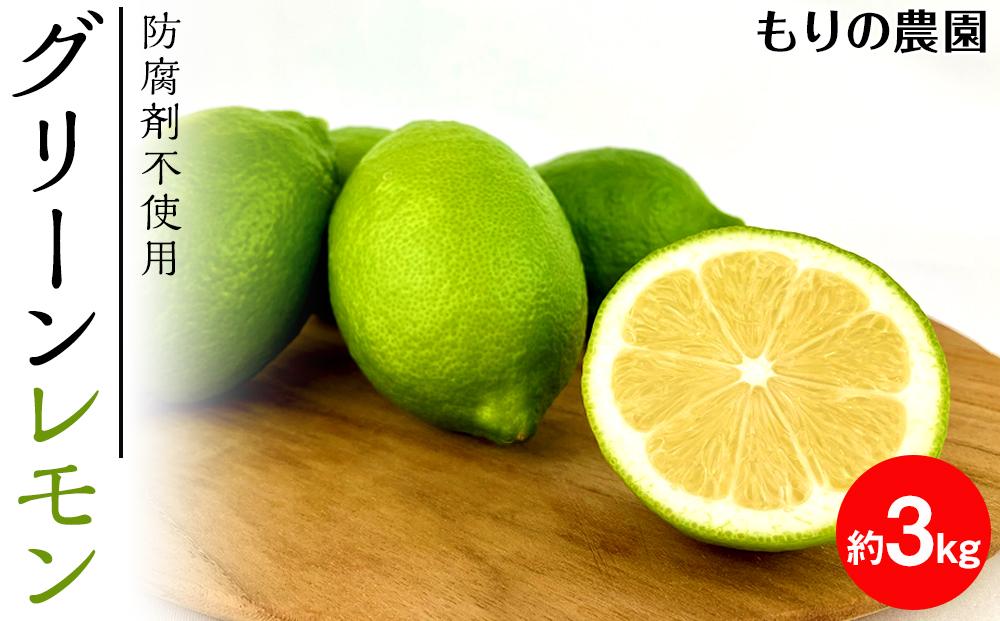 【レモン島から贈る】安心の国産グリーンレモン 3kg  2025年10月下旬より発送予定【柑橘 果物 フルーツ人気 おすすめ 瀬戸内 広島県  尾道市】