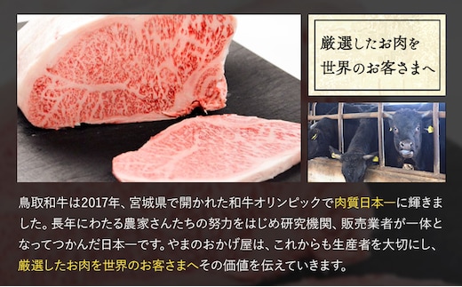 鳥取和牛 焼肉用特上 赤身肉 600g《90日以内に出荷予定(土日祝除く)》鳥取県 八頭町 和牛 牛肉 牛 焼き肉 送料無料