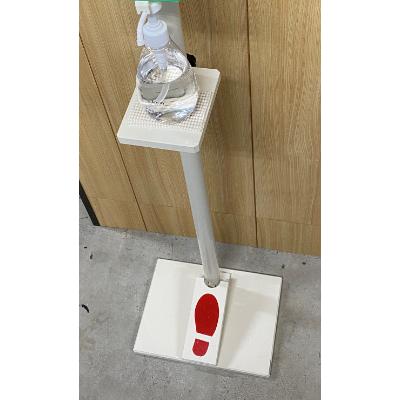 ふるさと納税 江南市 コロナ対策用【プラスチック製　足踏み式アルコール消毒スタンド/非接触タイプ】1セット