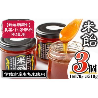 ふるさと納税 伊佐市 米飴(計510g・170g×3個)　伊佐市産もち米使用