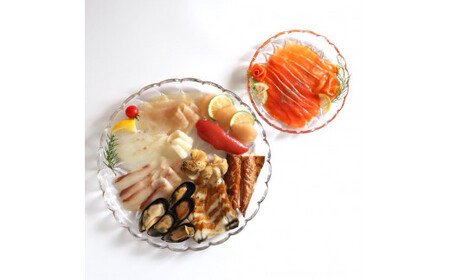 Kaoriのスモーク魚介13種セット【Kaori-熏】燻製マイスターの技と味 海鮮おつまみ｜サーモン 紅鮭 かんぱち 真鯛 帆立 うなぎ カジキ さば 真つぶ貝 ムール貝 明太子 海老 エビ えび 海
