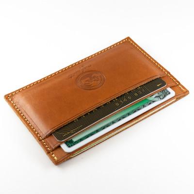 ふるさと納税 大川市 mafpinto カードケース 本革 ライトブラウン