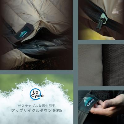 ふるさと納税 壱岐市 【FUGAKU】ENVELOPE SLEEPING BAG ダウンシュラフ グレー |  | 02