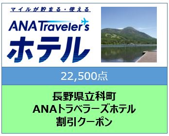 長野県立科町ANAトラベラーズホテル割引クーポン22,500点