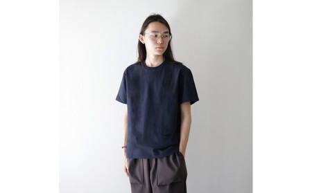擦り切れても着続けたくなるDAILY TEE　サイズ2（M）【ネイビー】