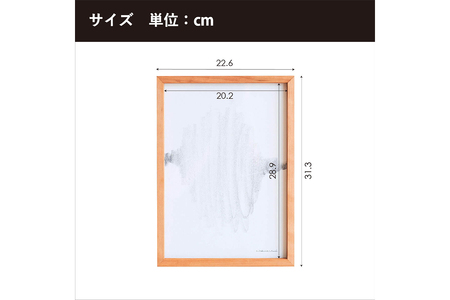 府中家具　FRAME　DIRITTO　A4サイズ　オーク No.600-02