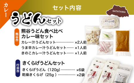 【うどん】 うどんセット（カレー） ❘ カレー きのこ きくらげ