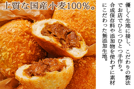 ＜ゴロっと！焼きカレーパン　6個＞翌月末迄に順次出荷