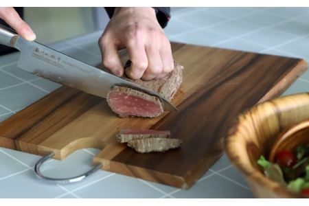 H22-28 濃州正宗作 オールステンレス ダマスカス 牛刀 210mm