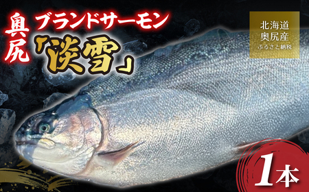 【令和8年度分先行予約】奥尻ブランドサーモン「淡雪」1本 OKUF022