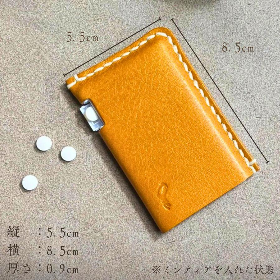 ケース 【one】［mintia case］ミンティアケース マスタード ケース けーす ミンティア ミンティアケース