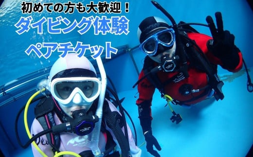 ペアでダイビング体験 3時間 2名様 ダイビング専用プール