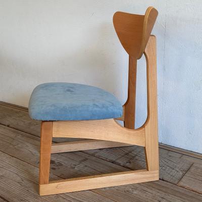 ふるさと納税 富田林市 Lager Chair PFスウェード グレイッシュブルー ナチュラルフレーム【SWOF】 |  | 02