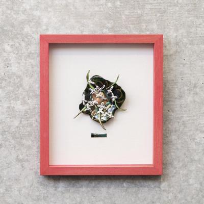 ふるさと納税 太田市 【七宝工芸家　中島たか子】絵画七宝　花とあそぶ