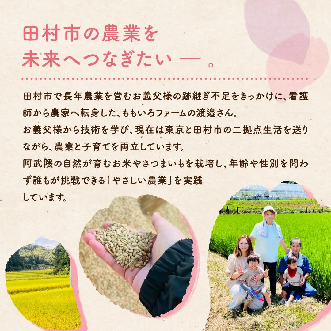 【令和7年産】 ひとめぼれ 1kg お米 一等米 白米  贈答 米 コメ ご飯 単一米 精米 生活応援 福島県 田村市 ももいろファーム