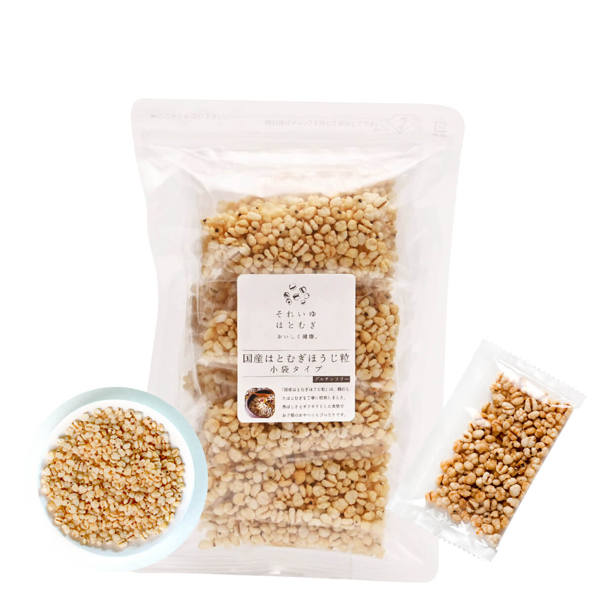 【ふるさと納税】 国産はとむぎほうじ粒 小袋タイプ112g（7g×16袋） 太陽食品株式会社 奈良県 奈良市
