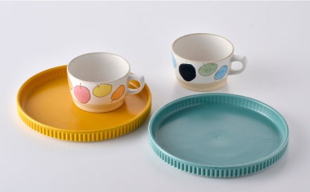 NB 93【波佐見焼】大人気 プレート スープマグ 含む オリジナルセットアップ商品 食器 皿 【陶もと/トーエー】 [NB93] 波佐見焼