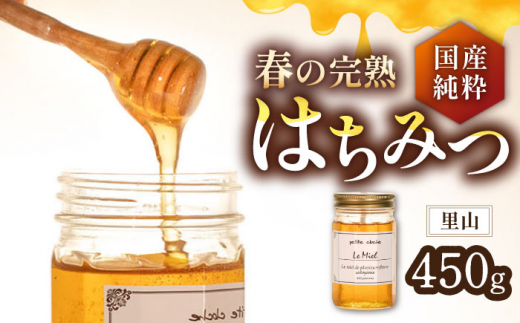 春の完熟 はちみつ 里山 450g《豊前市》【須田養蜂場】[VAR005] 非加熱 国産 天然 純粋 非加熱 甘い 常温 保存 濃厚 蜂蜜 純粋はちみつ 純粋はちみつ 天然はちみつ 天然蜂蜜 ハチミツ hatimitu hachimitsu ハニー おいしい ギフト プレゼント 贈り物 人気 おすすめ