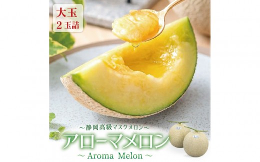 【通年出荷】アローマメロン 白等級(大玉) 2玉入