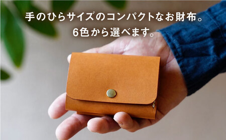 三つ折り mini ウォレット 糸島市 / BLESS 革製品 財布 [AAA027]革小物 レザー 本革 牛革 レザークラフト レザー製品 ハンドメイドレザー