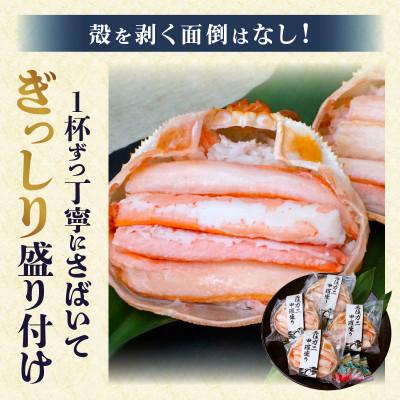 ふるさと納税 香美町 香住ガニ 甲羅盛り 約160g×4個(甲羅重量除く) 冷凍 10-16 |  | 01